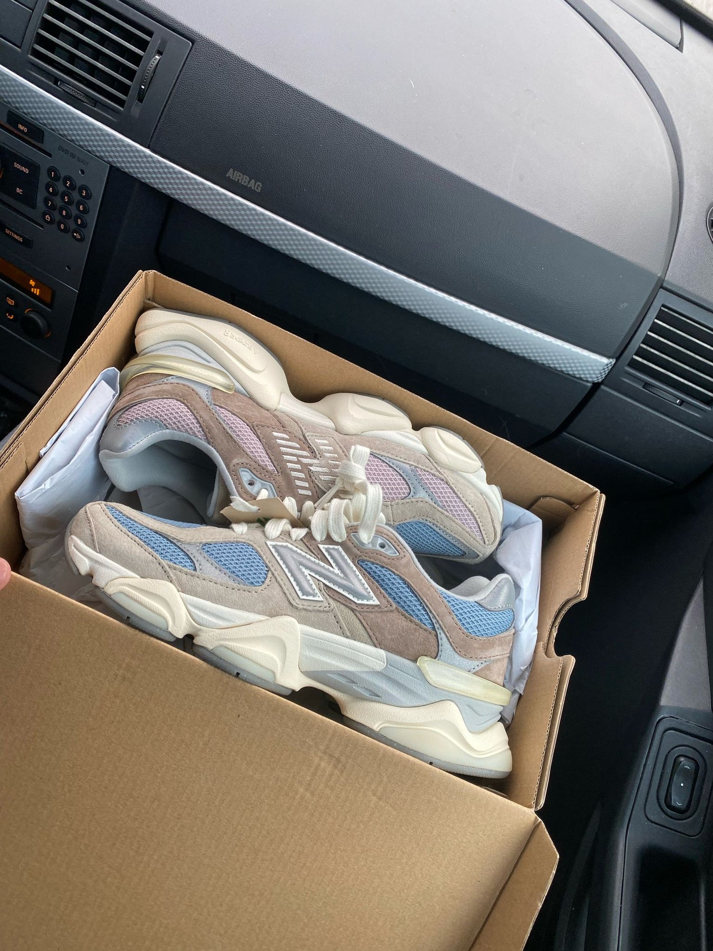 New Balance 9060 Sea Salt Blue Mushroom