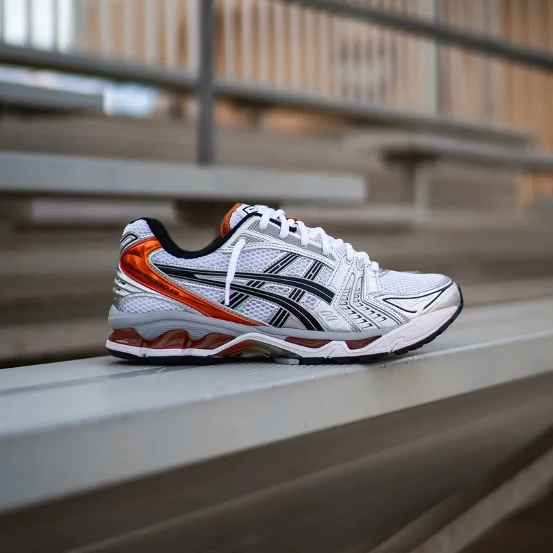 Asics Gel-Kayano 14 White Piquant Orange