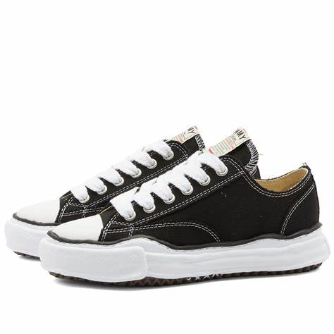 Maison Mihara Yasuhiro Peterson OG Sole Canvas Low Black
